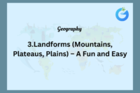 Landforms (Mountains, Plateaus, Plains)