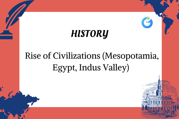  Rise of Civilizations (Mesopotamia, Egypt, Indus Valley)