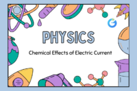 Chemical Effects of Electric Current