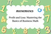 Profit and Loss: Mastering the Basics of Business Math