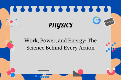 Work, Power & Energy: Science Behind Action