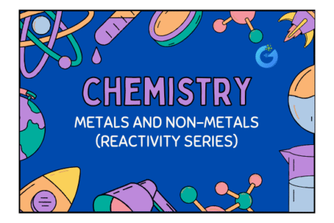Reactivity Series of Metals and Non-Metals